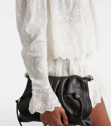 Isabel Marant Zelly embroidered cotton and silk blouse | Thumbnail 5 Isabel Marant Zelly embroidered cotton and silk blouse | Thumbnail 5
