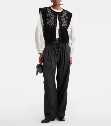 Isabel Marant Inaya high-rise wide-leg pants | Thumbnail 5 Isabel Marant Inaya high-rise wide-leg pants | Thumbnail 5