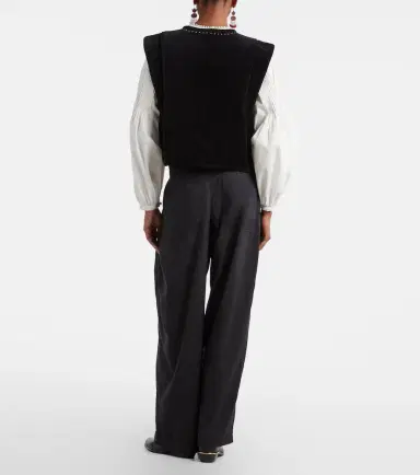 Isabel Marant Inaya high-rise wide-leg pants | Thumbnail 6 Isabel Marant Inaya high-rise wide-leg pants | Thumbnail 6