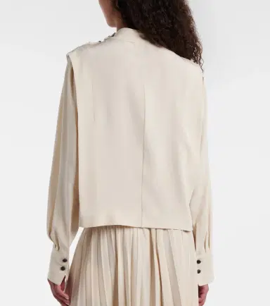 Isabel Marant Felissa crêpe blouse | Thumbnail 4 Isabel Marant Felissa crêpe blouse | Thumbnail 4