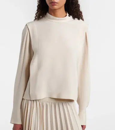 Isabel Marant Felissa crêpe blouse | Thumbnail 6 Isabel Marant Felissa crêpe blouse | Thumbnail 6