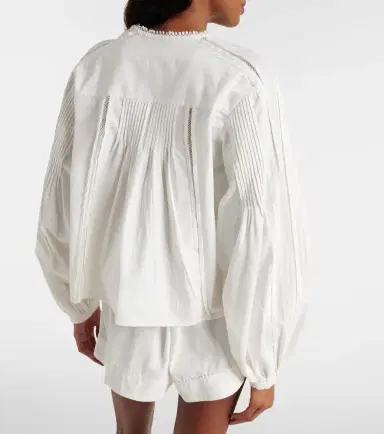 Isabel Marant Cubraly ruffled cotton blouse | Thumbnail 5 Isabel Marant Cubraly ruffled cotton blouse | Thumbnail 5