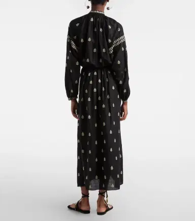 Isabel Marant Rodilia embroidered silk maxi dress | Thumbnail 2 Isabel Marant Rodilia embroidered silk maxi dress | Thumbnail 2