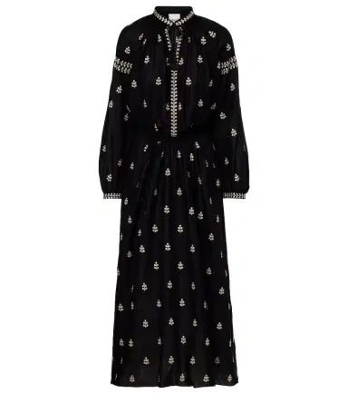 Isabel Marant Rodilia embroidered silk maxi dress | Thumbnail 1 Isabel Marant Rodilia embroidered silk maxi dress | Thumbnail 1