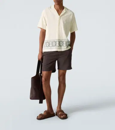 Orlebar Brown Maitan printed cotton bowling shirt | Thumbnail 2 Orlebar Brown Maitan printed cotton bowling shirt | Thumbnail 2