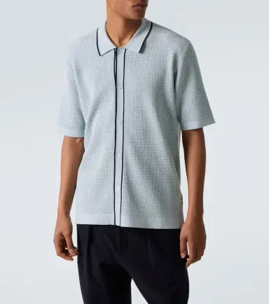 Orlebar Brown Roddy waffle-knit bowling shirt | Thumbnail 2 Orlebar Brown Roddy waffle-knit bowling shirt | Thumbnail 2
