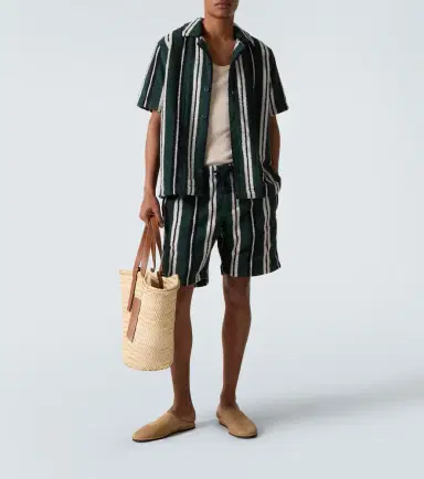 Orlebar Brown Trevone striped terry Bermuda shorts | Thumbnail 3 Orlebar Brown Trevone striped terry Bermuda shorts | Thumbnail 3
