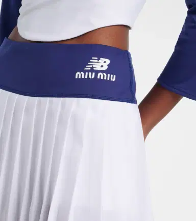 Miu Miu x New Balance pleated jersey miniskirt | Thumbnail 5 Miu Miu x New Balance pleated jersey miniskirt | Thumbnail 5