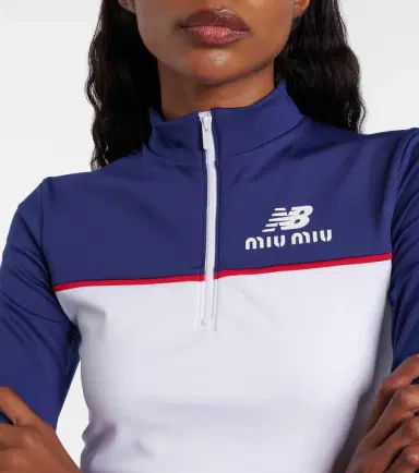 Miu Miu x New Balance jersey crop top | Thumbnail 2 Miu Miu x New Balance jersey crop top | Thumbnail 2