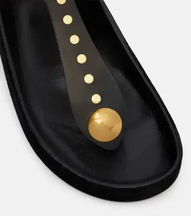 Isabel Marant Enore studded leather thong sandals | Thumbnail 4 Isabel Marant Enore studded leather thong sandals | Thumbnail 4