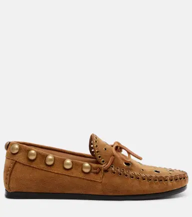 Isabel Marant Fitza studded suede loafers | Thumbnail 3 Isabel Marant Fitza studded suede loafers | Thumbnail 3