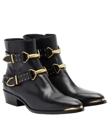 Isabel Marant Zalya studded leather ankle boots | Thumbnail 1 Isabel Marant Zalya studded leather ankle boots | Thumbnail 1