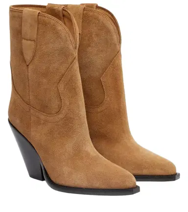 Isabel Marant Leyane suede cowboy boots | Thumbnail 1 Isabel Marant Leyane suede cowboy boots | Thumbnail 1