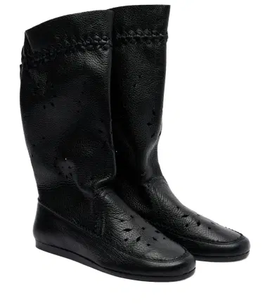 Isabel Marant Welky laser-cut leather mid-calf boots | Thumbnail 1 Isabel Marant Welky laser-cut leather mid-calf boots | Thumbnail 1
