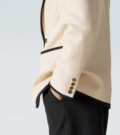Valentino Virgin wool gabardine blazer | Thumbnail 4 Valentino Virgin wool gabardine blazer | Thumbnail 4