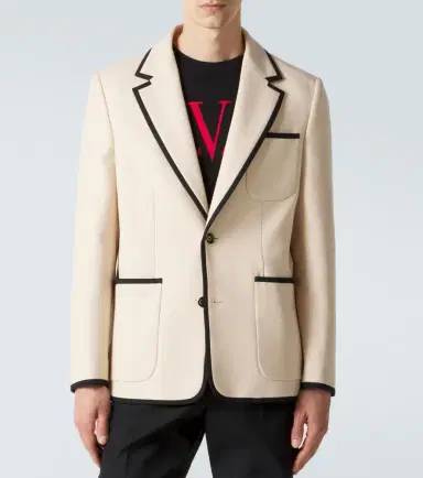 Valentino Virgin wool gabardine blazer | Thumbnail 5 Valentino Virgin wool gabardine blazer | Thumbnail 5