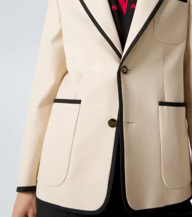 Valentino Virgin wool gabardine blazer | Thumbnail 7 Valentino Virgin wool gabardine blazer | Thumbnail 7