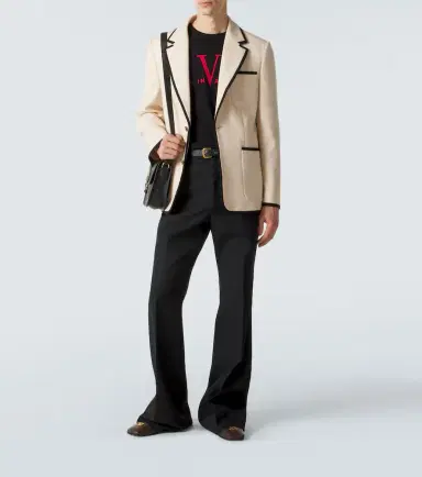 Valentino Virgin wool gabardine blazer | Thumbnail 8 Valentino Virgin wool gabardine blazer | Thumbnail 8