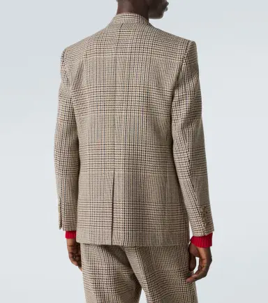 Valentino Prince of Wales check virgin wool blazer | Thumbnail 3 Valentino Prince of Wales check virgin wool blazer | Thumbnail 3