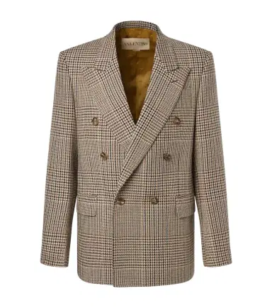 Valentino Prince of Wales check virgin wool blazer | Thumbnail 1 Valentino Prince of Wales check virgin wool blazer | Thumbnail 1
