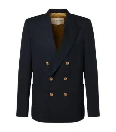 Valentino Double-breasted virgin wool blazer | Thumbnail 1 Valentino Double-breasted virgin wool blazer | Thumbnail 1