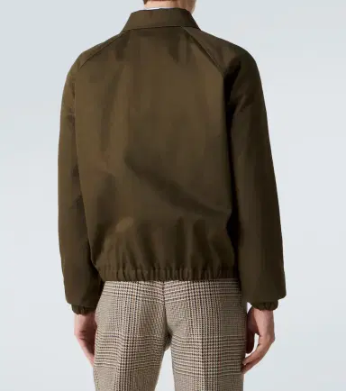Valentino VGold cotton gabardine blouson jacket | Thumbnail 3 Valentino VGold cotton gabardine blouson jacket | Thumbnail 3