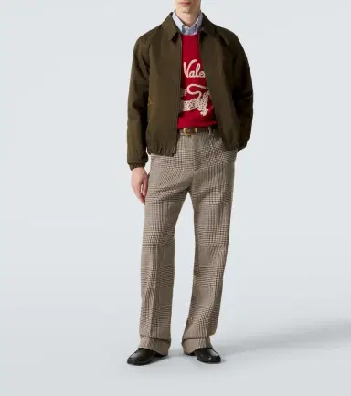 Valentino VGold cotton gabardine blouson jacket | Thumbnail 4 Valentino VGold cotton gabardine blouson jacket | Thumbnail 4