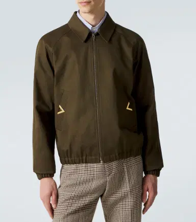 Valentino VGold cotton gabardine blouson jacket | Thumbnail 5 Valentino VGold cotton gabardine blouson jacket | Thumbnail 5