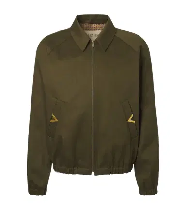 Valentino VGold cotton gabardine blouson jacket | Thumbnail 1 Valentino VGold cotton gabardine blouson jacket | Thumbnail 1