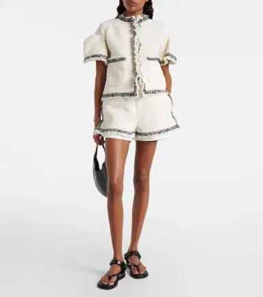 Sacai Bouclé shorts | Thumbnail 3 Sacai Bouclé shorts | Thumbnail 3