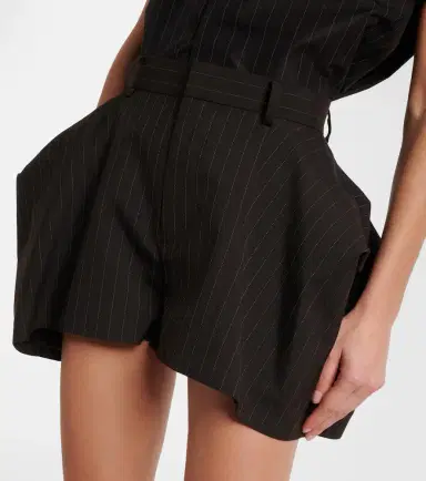 Sacai Striped Bermuda shorts | Thumbnail 4 Sacai Striped Bermuda shorts | Thumbnail 4