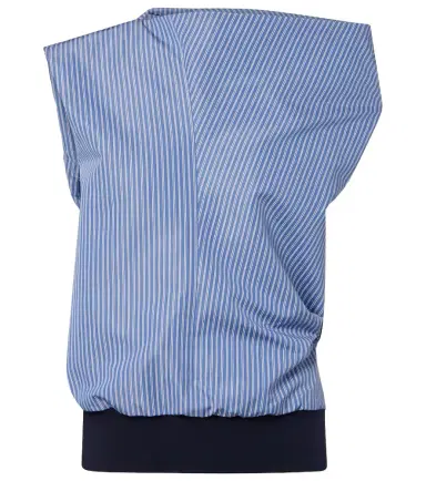 Sacai Striped cotton-blend top | Thumbnail 1 Sacai Striped cotton-blend top | Thumbnail 1