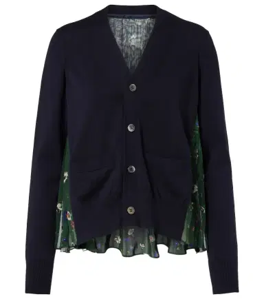 Sacai Floral cotton cardigan | Thumbnail 1 Sacai Floral cotton cardigan | Thumbnail 1