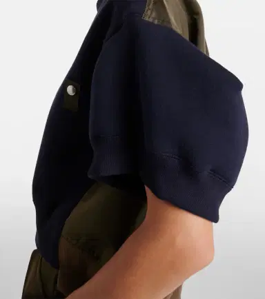 Sacai Cotton-blend and twill sweatshirt | Thumbnail 4 Sacai Cotton-blend and twill sweatshirt | Thumbnail 4