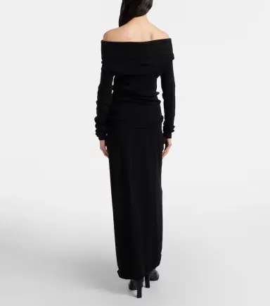 Lisa Yang Charlotta cotton and cashmere maxi skirt | Thumbnail 4 Lisa Yang Charlotta cotton and cashmere maxi skirt | Thumbnail 4