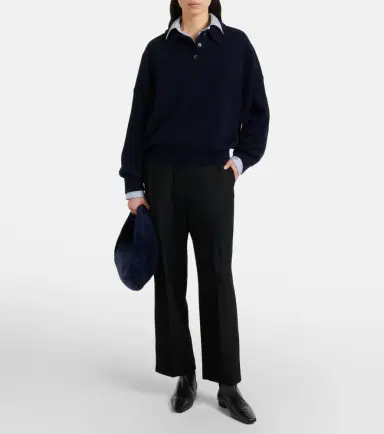 Lisa Yang Etta cashmere polo sweater | Thumbnail 5 Lisa Yang Etta cashmere polo sweater | Thumbnail 5