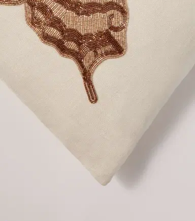 Jonathan Adler Muse beaded linen cushion | Thumbnail 4 Jonathan Adler Muse beaded linen cushion | Thumbnail 4