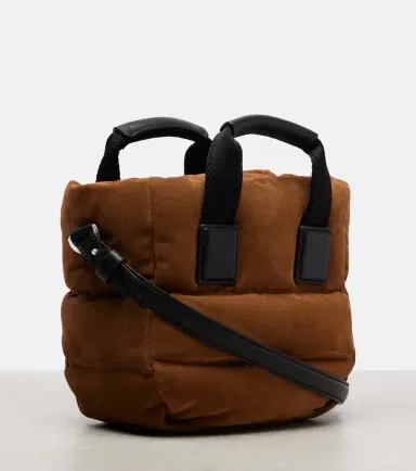 Moncler Caradoc Micro suede top-handle bag | Thumbnail 2 Moncler Caradoc Micro suede top-handle bag | Thumbnail 2