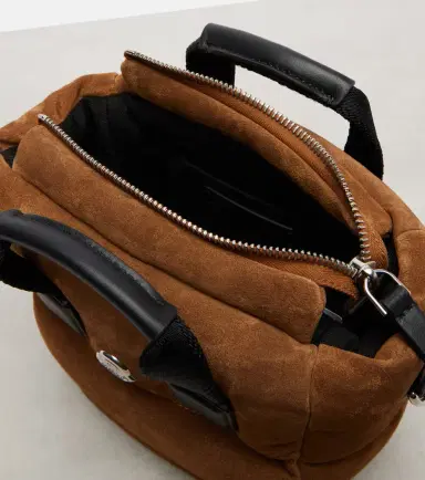 Moncler Caradoc Micro suede top-handle bag | Thumbnail 4 Moncler Caradoc Micro suede top-handle bag | Thumbnail 4