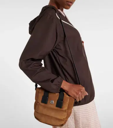 Moncler Caradoc Micro suede top-handle bag | Thumbnail 5 Moncler Caradoc Micro suede top-handle bag | Thumbnail 5