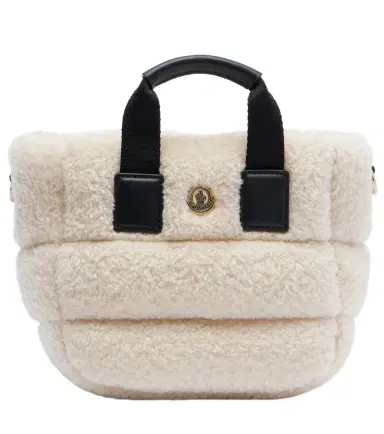 Moncler Caradoc Mini teddy tote bag | Thumbnail 1 Moncler Caradoc Mini teddy tote bag | Thumbnail 1