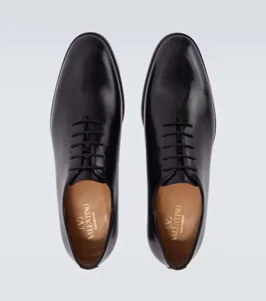 Valentino Garavani VLogo leather Derby shoes | Thumbnail 5 Valentino Garavani VLogo leather Derby shoes | Thumbnail 5