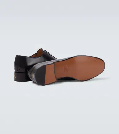 Valentino Garavani VLogo leather Derby shoes | Thumbnail 6 Valentino Garavani VLogo leather Derby shoes | Thumbnail 6
