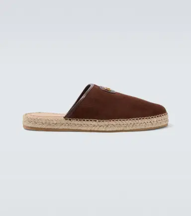 Valentino Garavani Palm Avenue VLogo suede mules | Thumbnail 2 Valentino Garavani Palm Avenue VLogo suede mules | Thumbnail 2