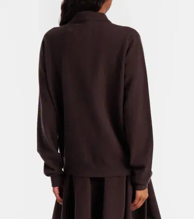 Extreme Cashmere N°223 Be For cashmere-blend polo sweater | Thumbnail 4 Extreme Cashmere N°223 Be For cashmere-blend polo sweater | Thumbnail 4