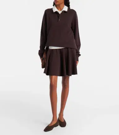 Extreme Cashmere N°223 Be For cashmere-blend polo sweater | Thumbnail 5 Extreme Cashmere N°223 Be For cashmere-blend polo sweater | Thumbnail 5
