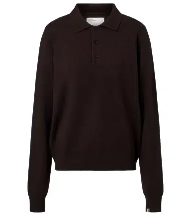 Extreme Cashmere N°223 Be For cashmere-blend polo sweater | Thumbnail 1 Extreme Cashmere N°223 Be For cashmere-blend polo sweater | Thumbnail 1