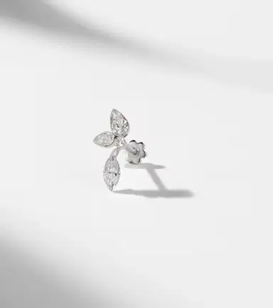 Maria Tash 18kt white gold earring with diamonds | Thumbnail 6 Maria Tash 18kt white gold earring with diamonds | Thumbnail 6