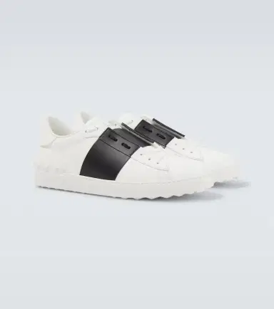 Valentino Garavani Open leather sneakers | Thumbnail 4 Valentino Garavani Open leather sneakers | Thumbnail 4