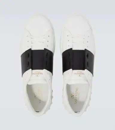 Valentino Garavani Open leather sneakers | Thumbnail 5 Valentino Garavani Open leather sneakers | Thumbnail 5